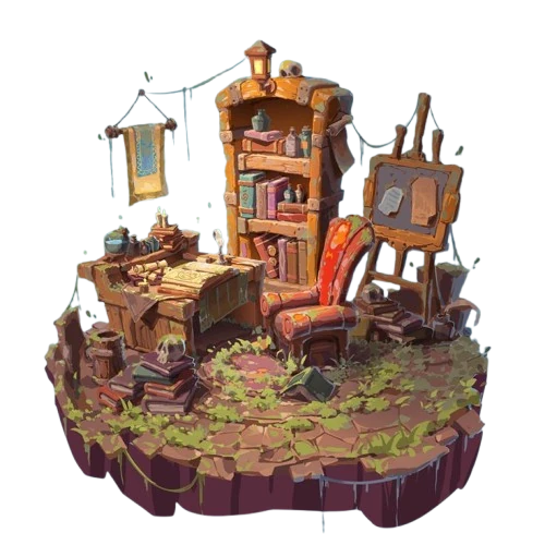 Wizard's Study Diorama